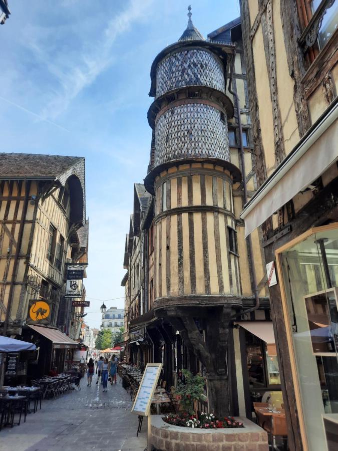 Appartement 70M² 3 Chambres Avec 3 Lits 2 Places Troyes Luaran gambar